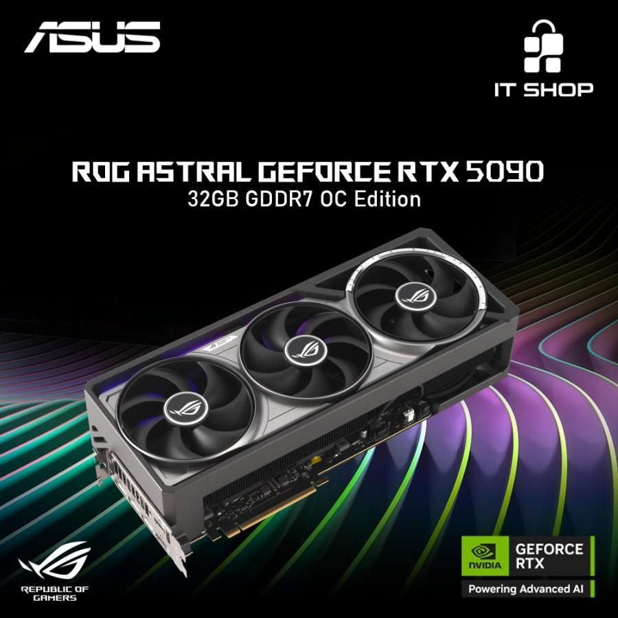 ASUS ROG Astral RTX 5090 OC 32GB GDDR7 – Scheda Grafica Con NVIDIA Blackwell, DLSS 4, Quad-Fan E Adattatore GC-HPWR Fino A 1000W - 3