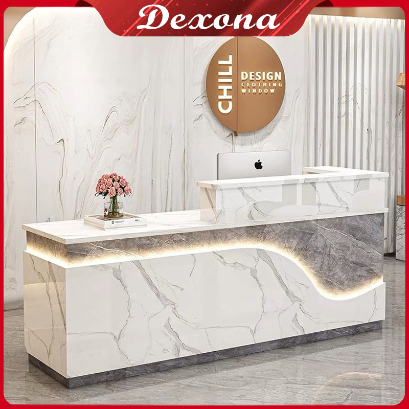 Jual 120-200cm&Meja Counter Resepsionis Meja Kasir Meja Front Desk Meja ...