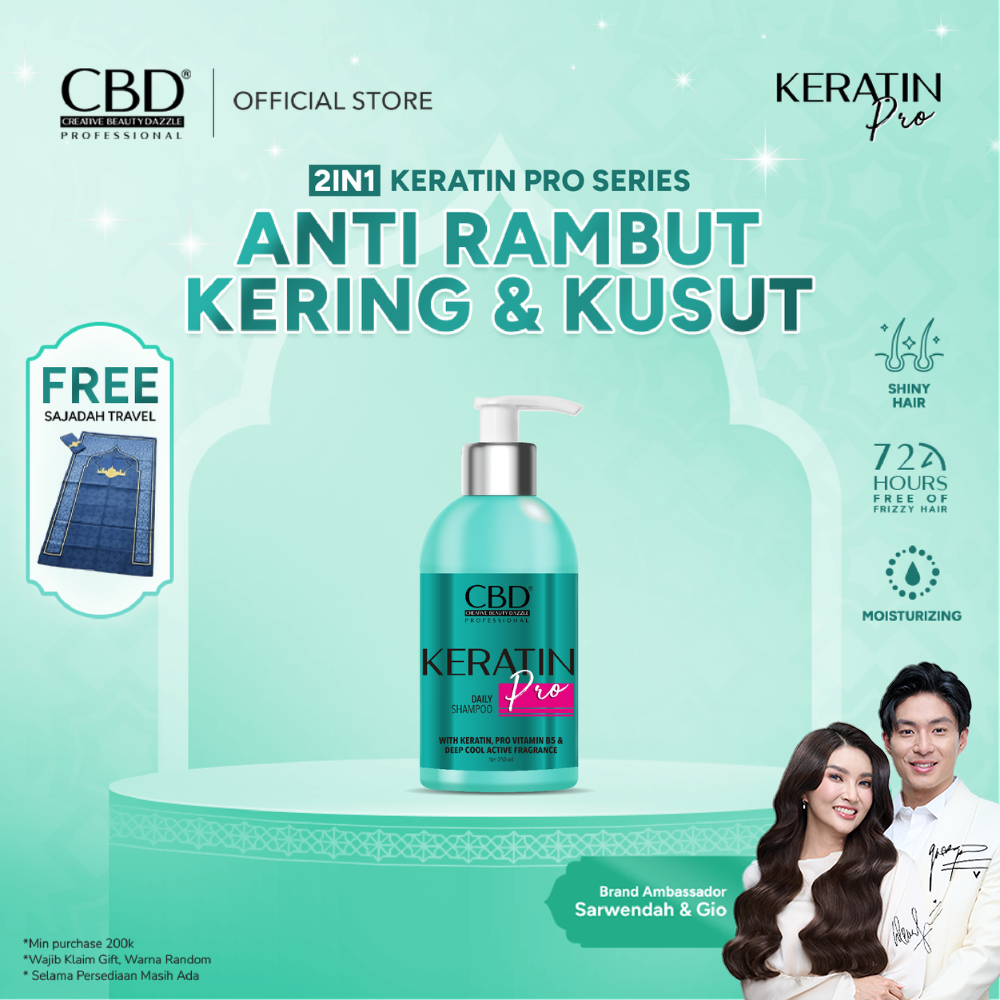 Jual CBD Professional Keratin Pro Daily Shampoo 250ml | Perawatan untuk ...