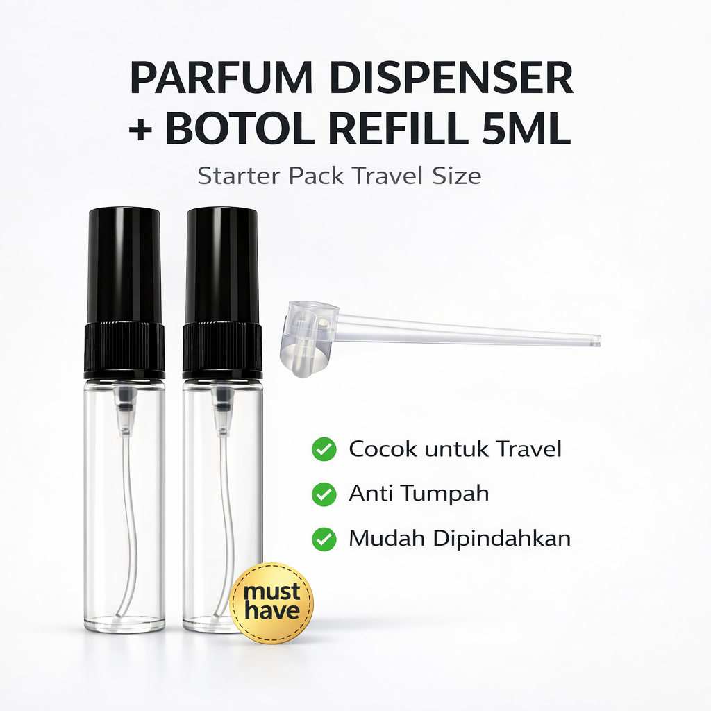 Jual Parfum Dispenser Botol Refill 5ml Travel Size Starter Pack ...