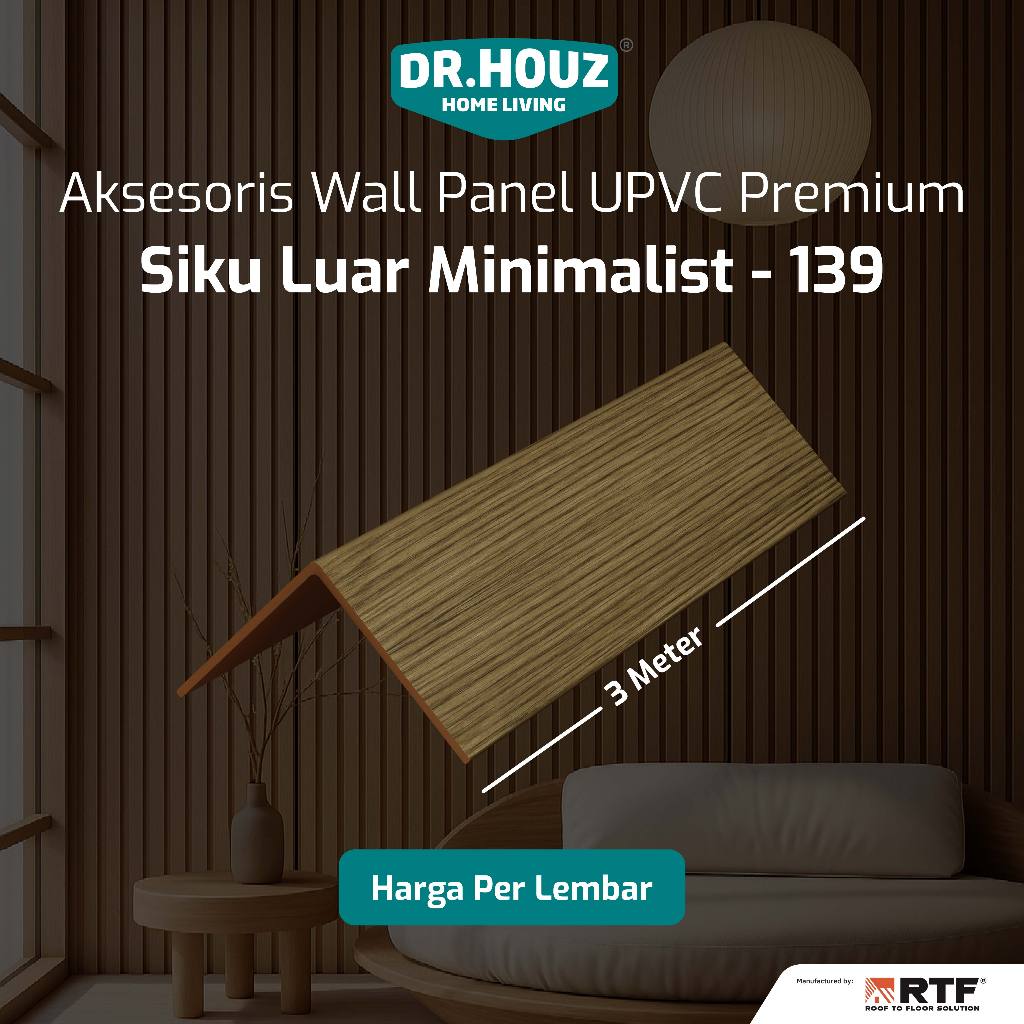 Jual Lis Siku Wall Panel DR.HOUZ 139 - 1 meter List Sudut Siku L Motif ...