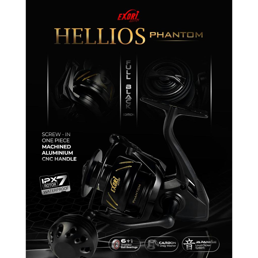 Jual Reel Exory Helios / SW / Phantom power handle murah | Shopee