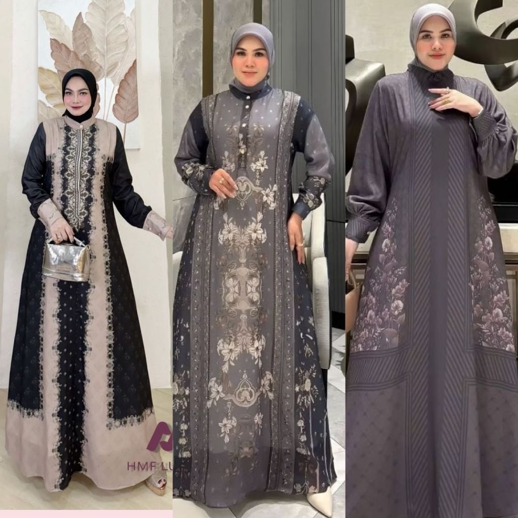 Jual SAMEHA v2 v4 v5 v14 v52 dan VANIA dress by hmf Luxuryy | Shopee ...