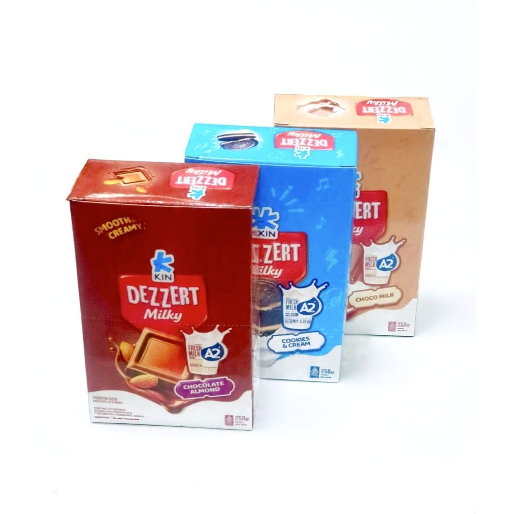 Jual KIN Dezzert Milky Fresh Milk isi 10×25g | Shopee Indonesia