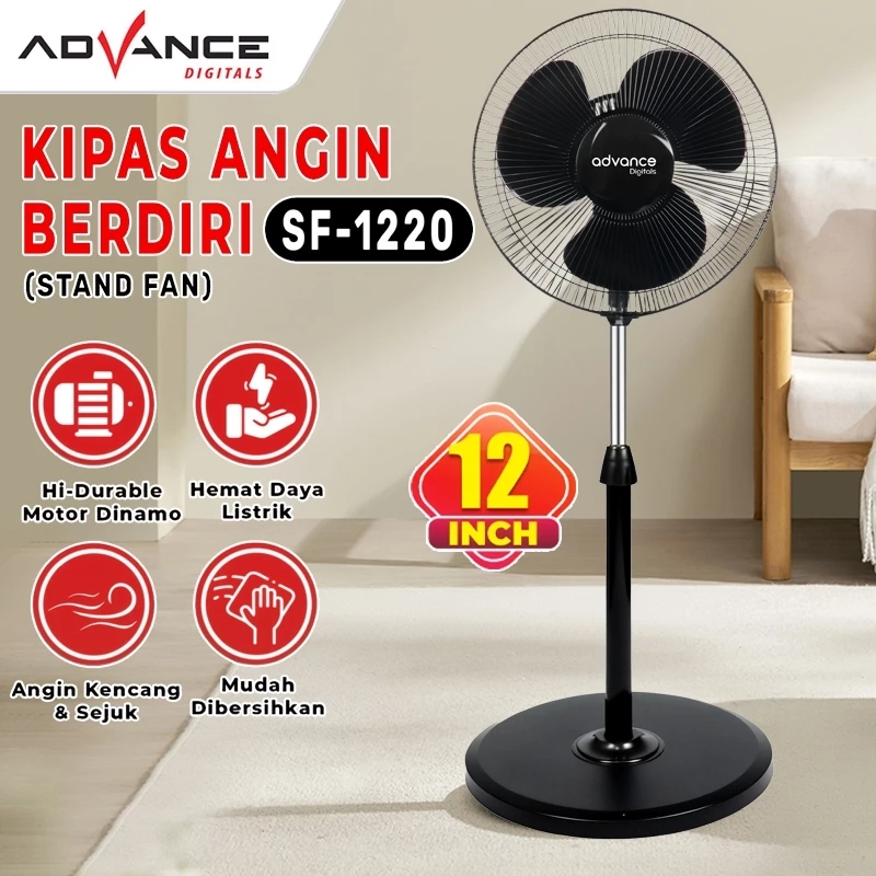 Jual Advance Stand Fan 16inch Fast Wind SF-16A Vertikaalne Ventilaator ...
