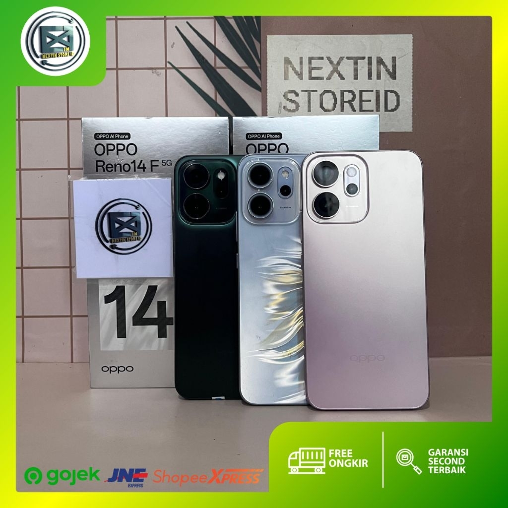Jual OPPO RENO 14F 5G 8/128 8/256 12/256 SECOND FULLSET | Shopee Indonesia