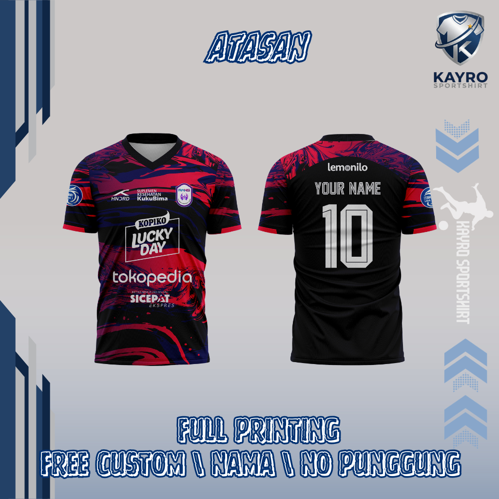 Jual Jersey Rans Nusantara 2022-2023 Home Full Print Dry Fit Premium ...