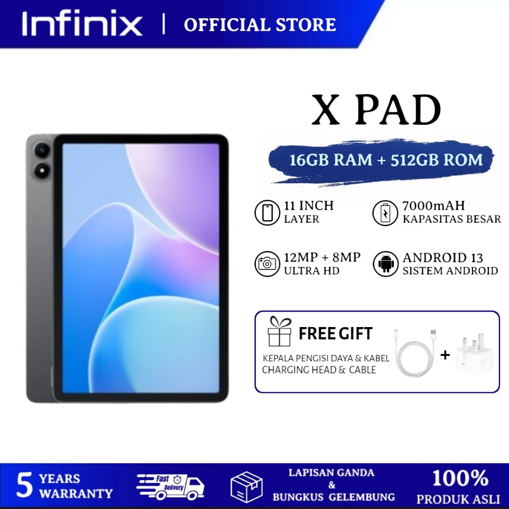 Jual Deal Spesial Infinix X Pad 16GB+512GB | Helio G99 | 11