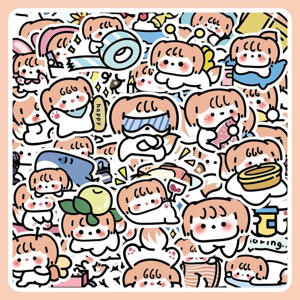 Jual (10 PCS) Stiker Lucu Kucing Hewan Karakter Kreatif Dekorasi Laptop ...