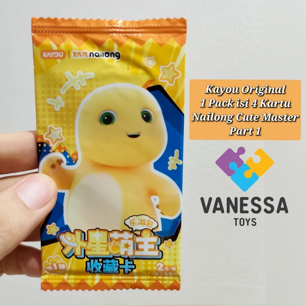 Jual Kayou 1 Pack isi 4 Kartu Nailong Alien Cute Master Fun Pack Part 1 ...