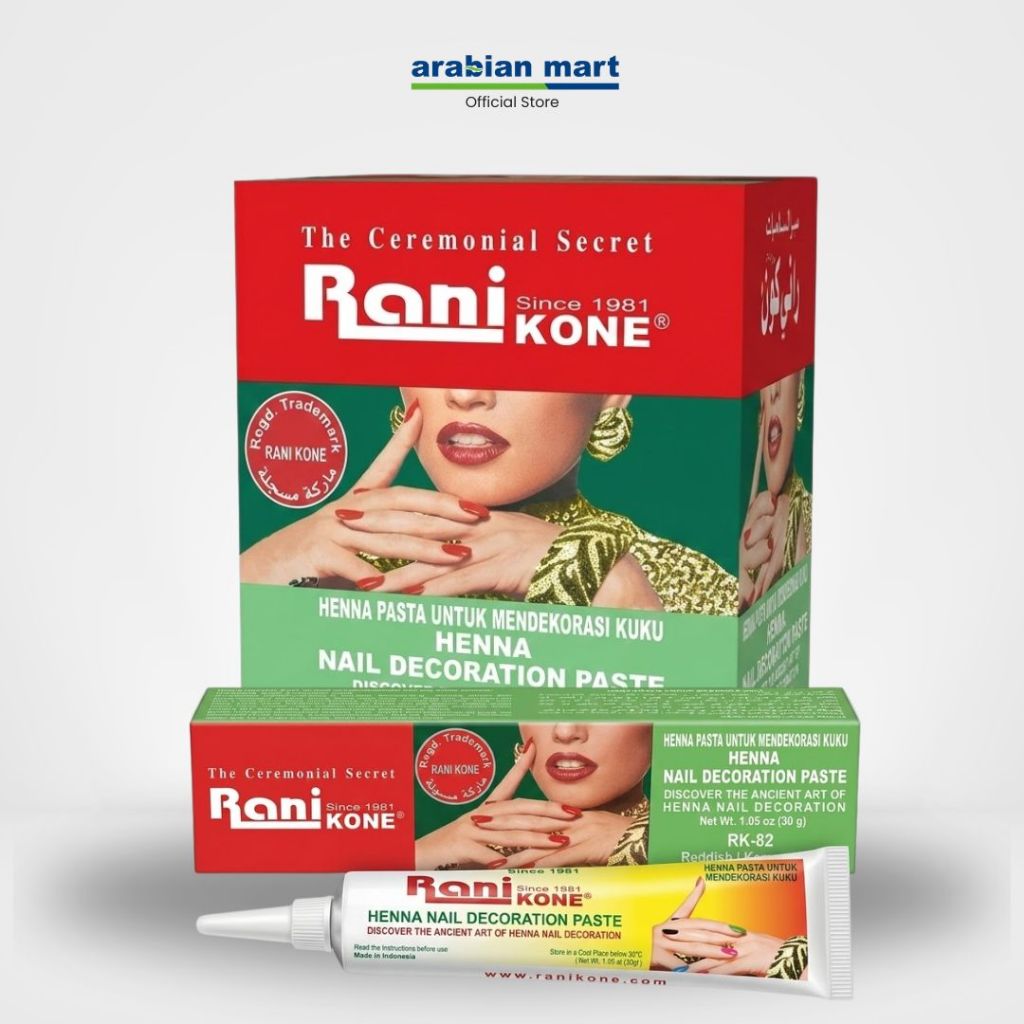 Jual Henna/Heena Rani Kone RK 99 Kemerahan 30gr Kemasan Internasional ...