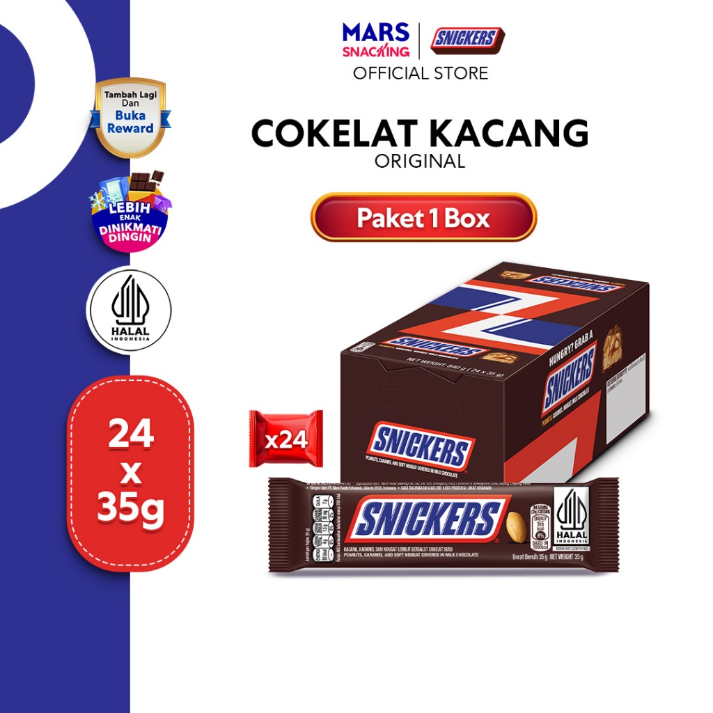 Jual Snickers Terlengkap & Harga Terbaru Agustus 2026 | Shopee Indonesia