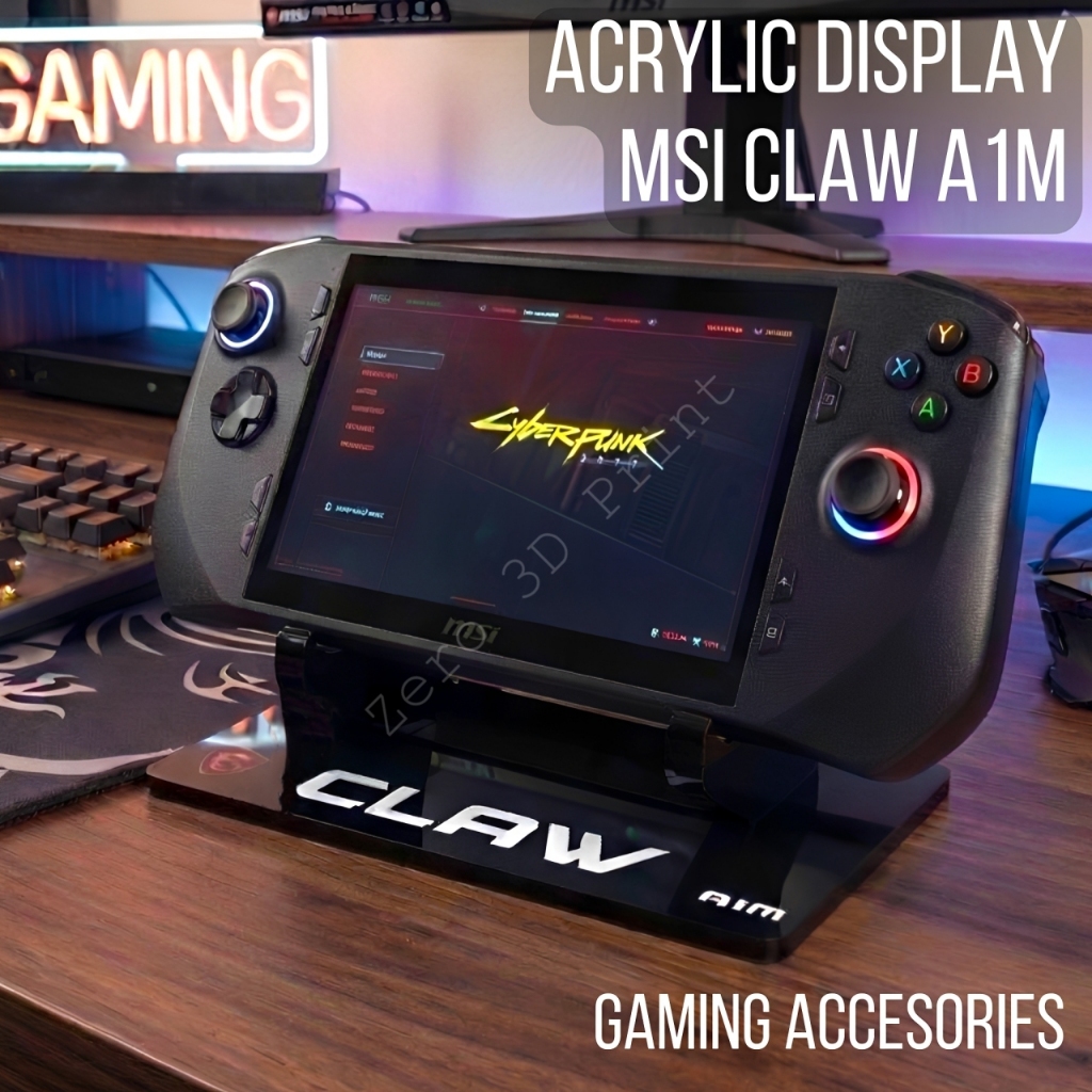 Jual Stand Display MSI Claw A1M Holder Acrylic Handheld Console Case ...