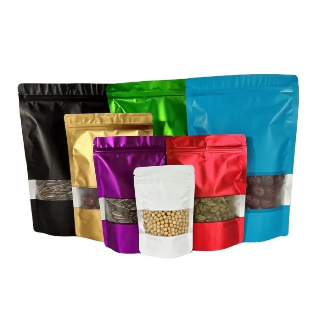 Jual Standing Pouch Windows Metalized Ukuran / Kemasan Snack Klip ...