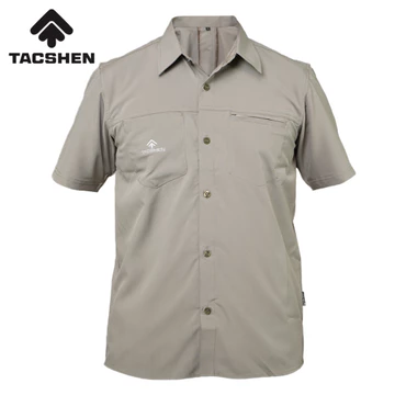 TACSHEN Kemeja Lengan Pendek Pria Tactical TEXAS
