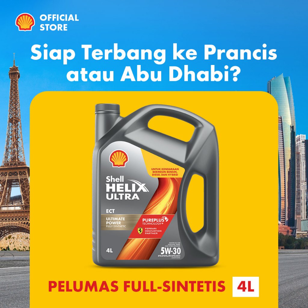Jual Special Product F1 - Shell Helix Ultra SQ 5W-30 (4L) Oli Mobil ...