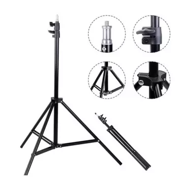 LUXE Tripod 2 1 Meter Light Stand Tripod Universal 2 Meter Multifungsi Tanpa Holder HP