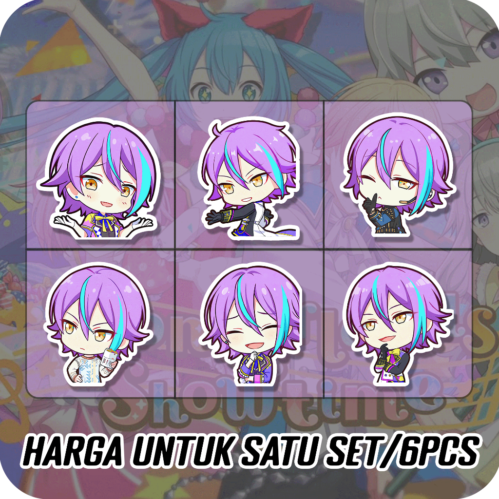 Jual Stiker Project Sekai Proseka Glossy SET Emu Kanade Rui Tsukasa ...