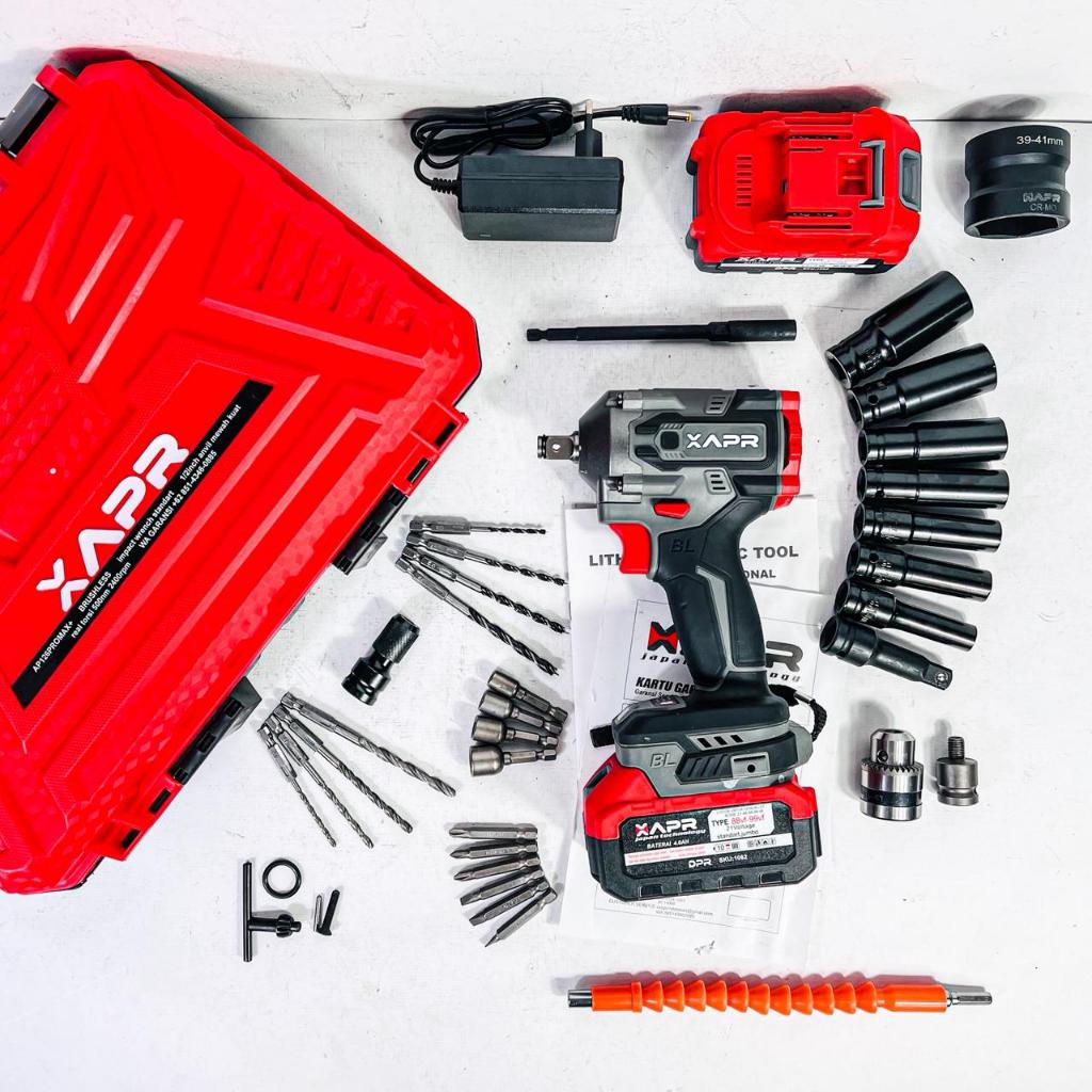 Jual PROMO TERBARU APR RAJA bor impact wrench ap126 promax+ 1000nm 2 ...