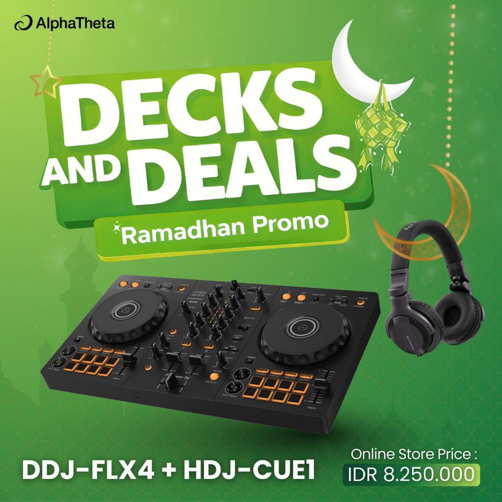 Jual [PROMO] Pioneer DJ DDJ-FLX4 & Pioneer DJ HDJ-CUE1 | Alat DJ DDJ ...