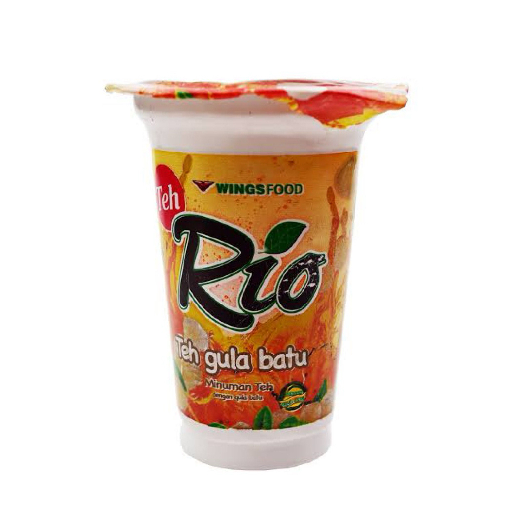Jual Teh Rio Gula Batu | Teh Melati | Teh Madu Kemasan Gelas 1 dus isi ...
