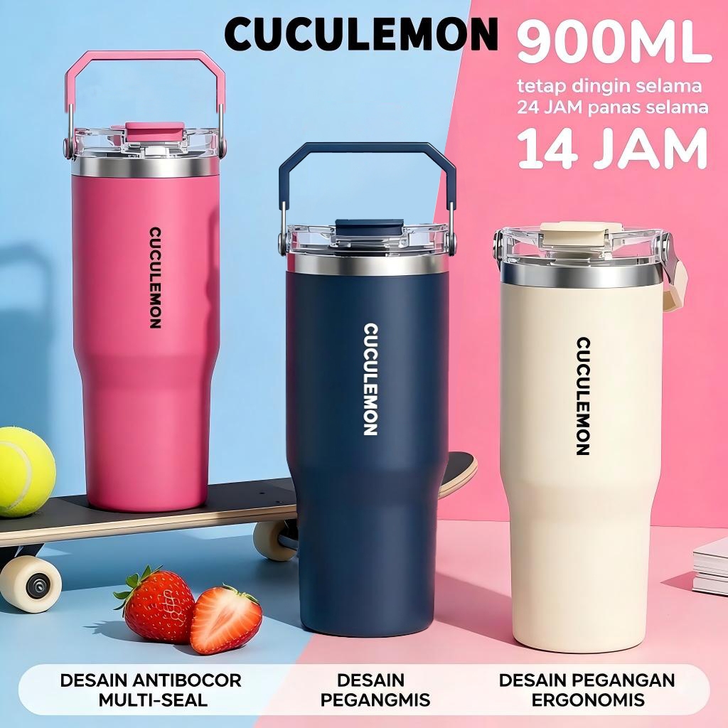Cuculemon Tumbler Stainless 24 Jam Aesthetic
