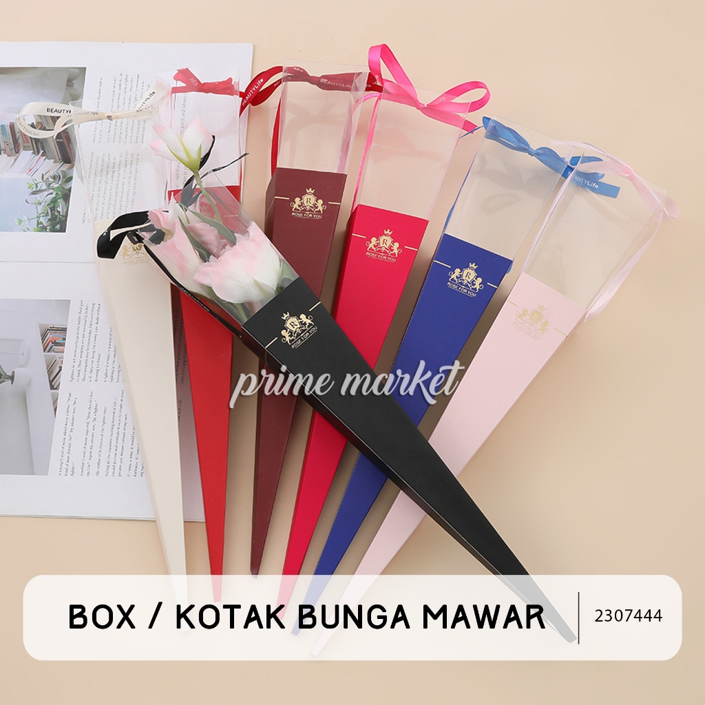 Jual Kotak Bunga Mawar / Box Bunga Rose / Kertas Buket / Bouquet ...
