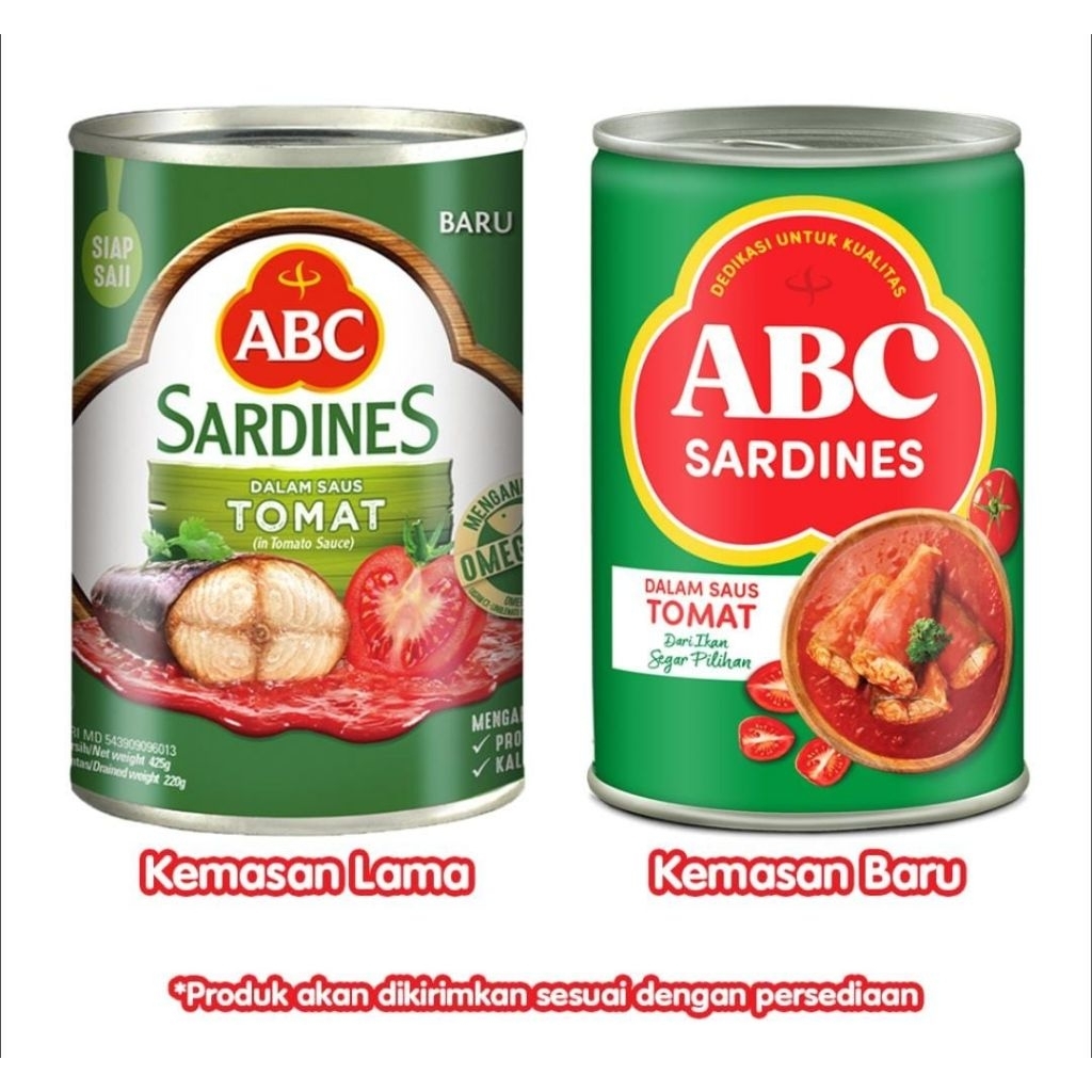 Jual Sarden ABC Rasa TOMAT 425g | Shopee Indonesia