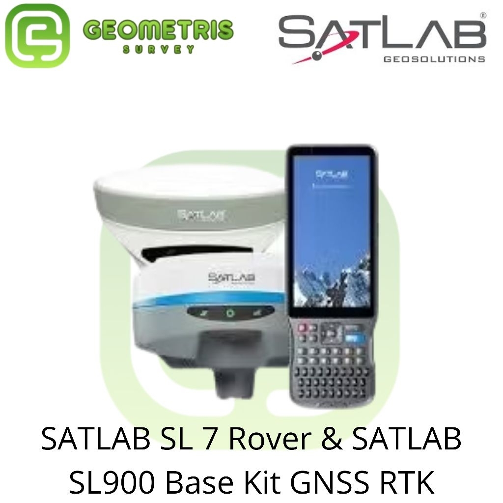 Jual GPS Geodetik SATLAB SL 7 Rover & SATLAB SL900 Base Kit GNSS RTK ...