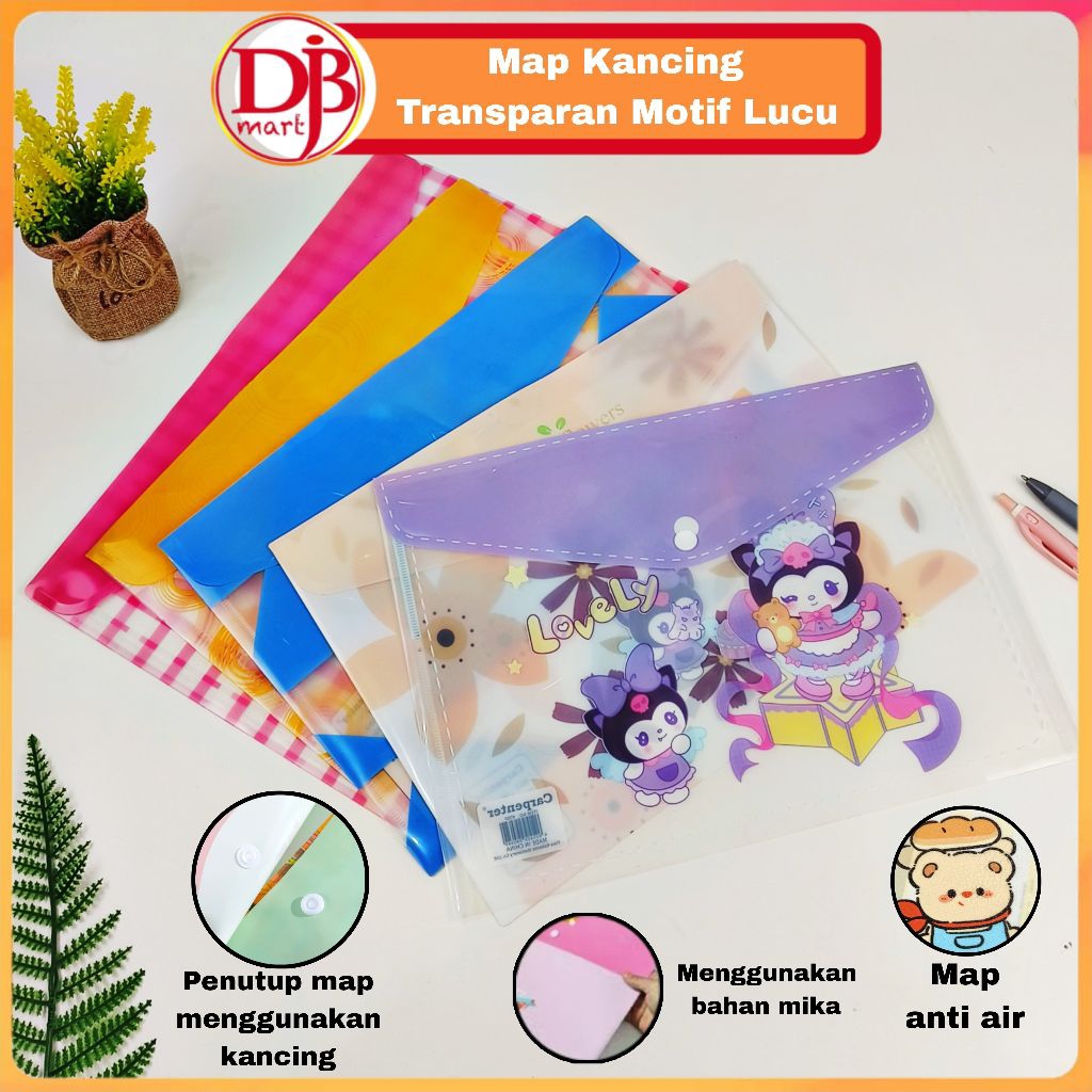 Jual Map Dokumen | Map | File Folder Dokumen | Karakter - A4 Transparan ...