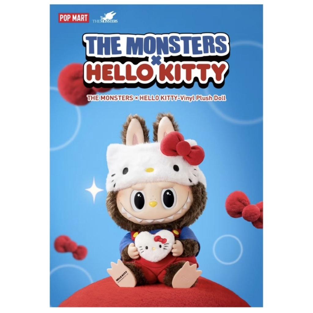Jual POP MART THE MONSTERS x HELLO KITTY - Vinyl Plush Doll Labubu
