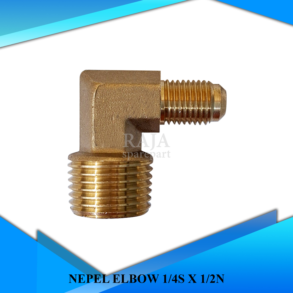 Jual NE1412 NEPLE ELBOW / KNEE / NEPEL ELBOW 1/4S X 1/2N | Shopee Indonesia