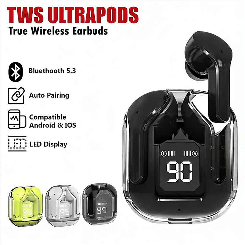 Jual TWS Air31 - Ultrapods Pro Bass Bluetooth 5.3 Headset Hitam, 3D ...
