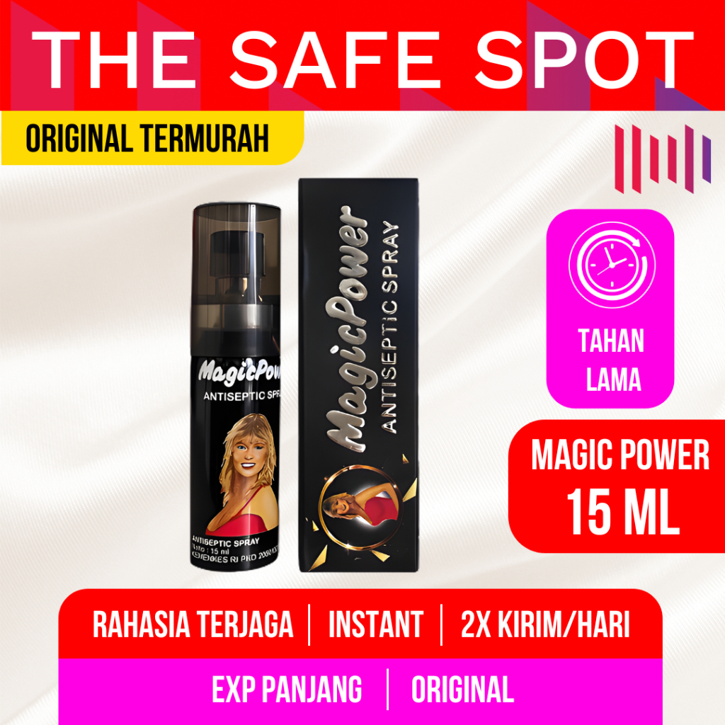 Jual Magic Spray Tahan Lama Antiseptic Magic Power Spray Pria Instant ...