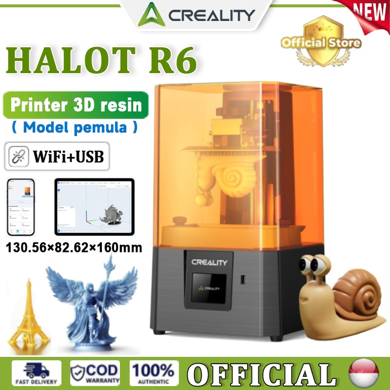 Jual Creality Resin 3D Printer HALOT R6 2K Printer 3D Resin 42W Mesin ...