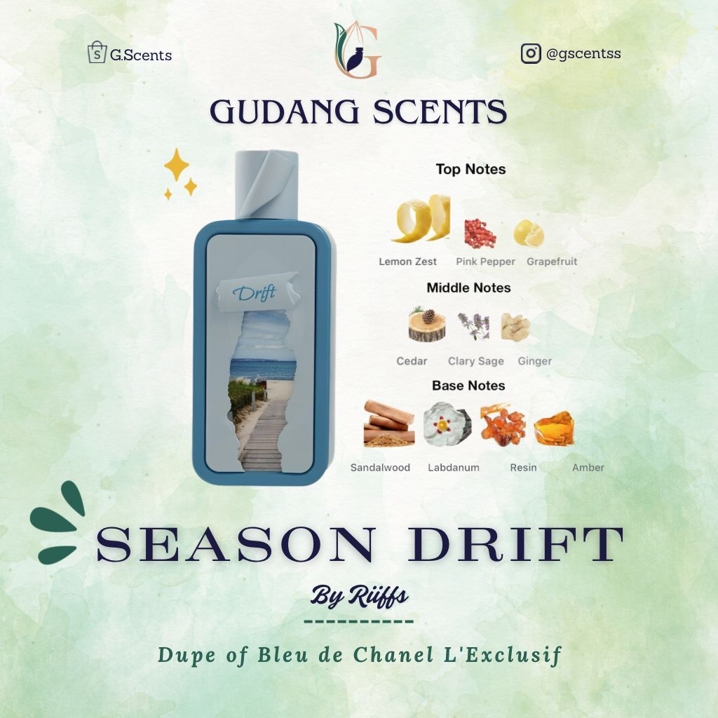 Jual Riiffs Season Drift 100ml Parfum | Shopee Indonesia
