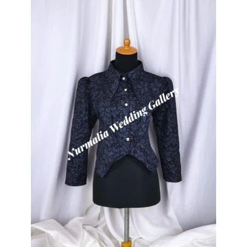 Flower Blouse Korean Look Atasan Motif Bunga Elegan