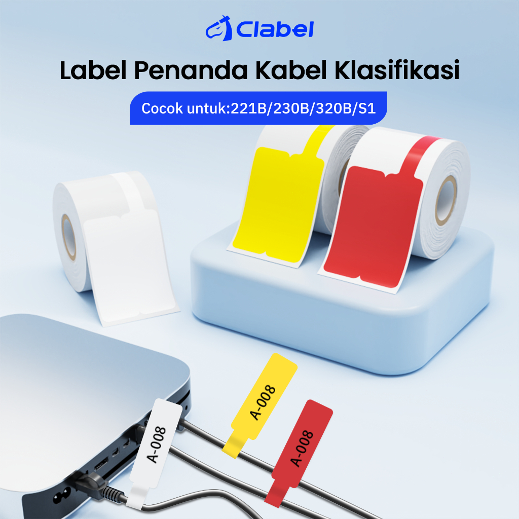 Jual CLABEL 221B/220B/230B/320B Stiker Label Kabel dan Kawat Jaringan ...