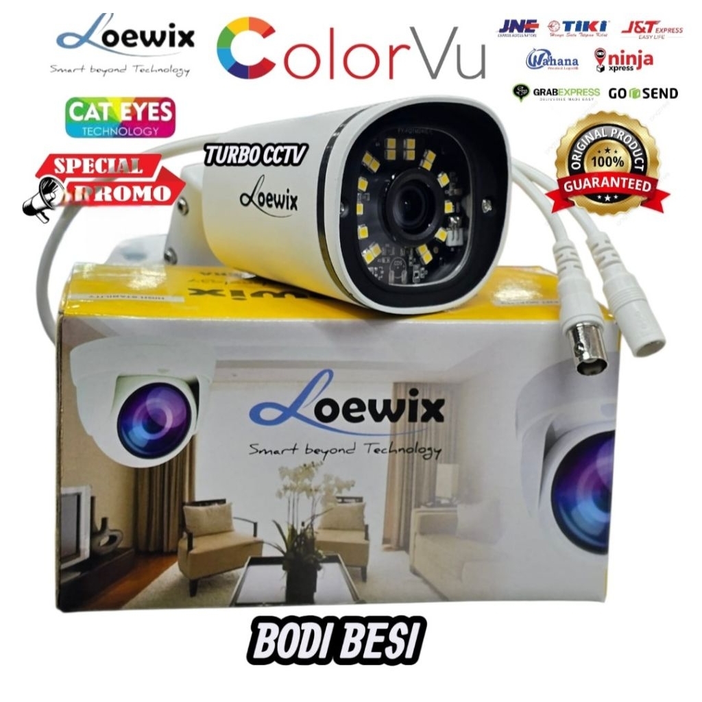 Jual KAMERA CCTV LOEWIX 5MP FULL COLOR KAMERA OUTDOOR 1080P | Shopee ...