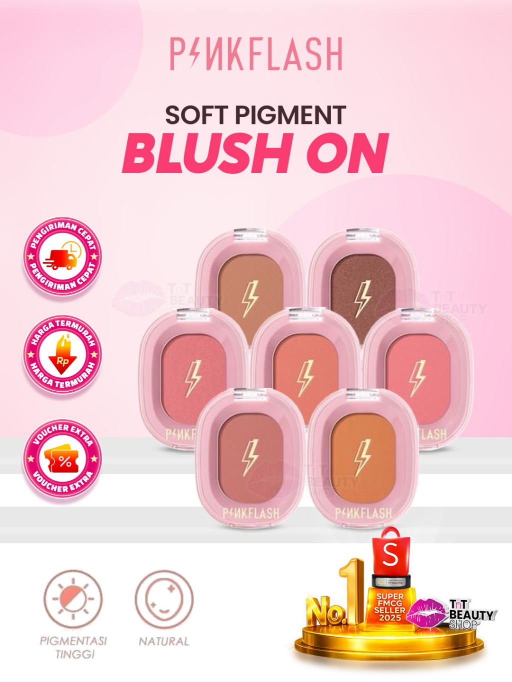 Jual PINKFLASH Soft Pigment Face Contour | PINK FLASH Countour - PF F02 ...