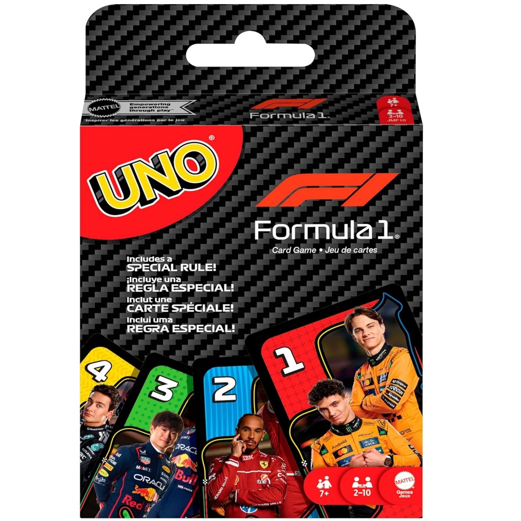 Jual UNO Formula 1 Edition Card Game Mattel Games Permainan Kartu ...