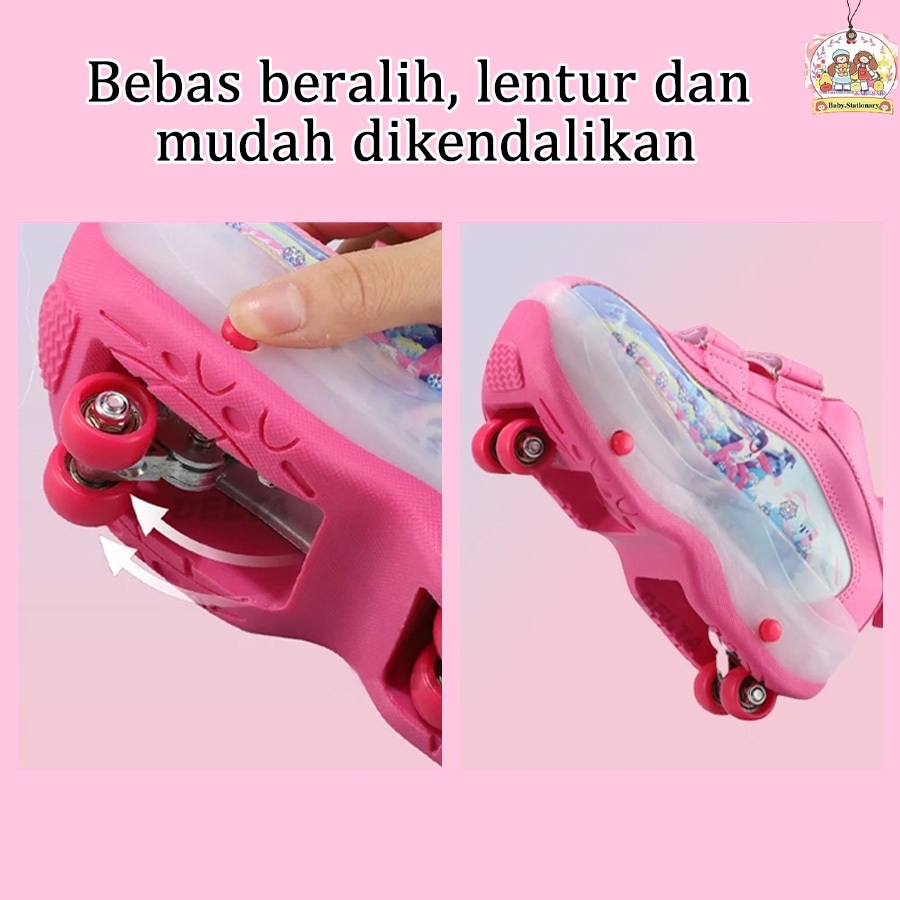 Jual Sepatu Roda LED Sepatu roda anak perempuan Sepatu roda anak ...