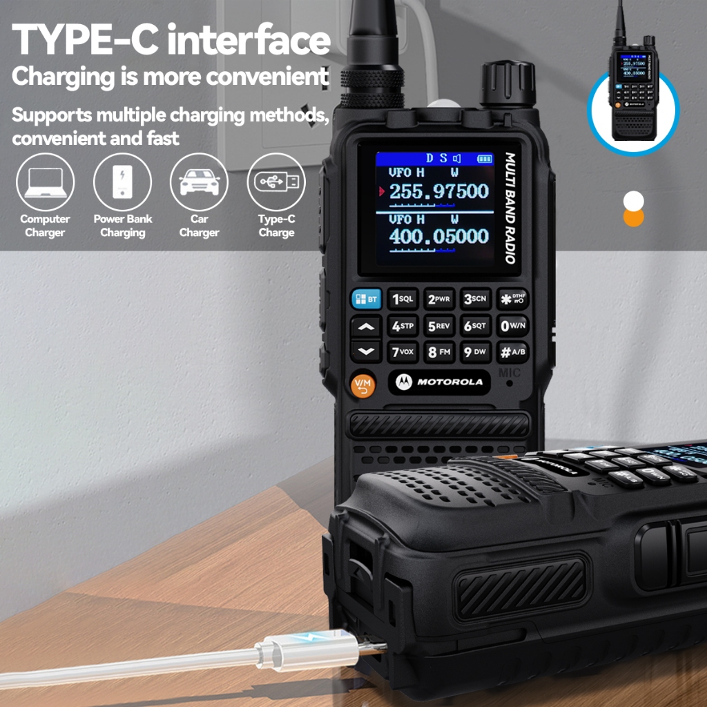 Jual Motorola GP360 Walkie Talkie Two Way Radio Jarak Jauh 20KM Daya ...