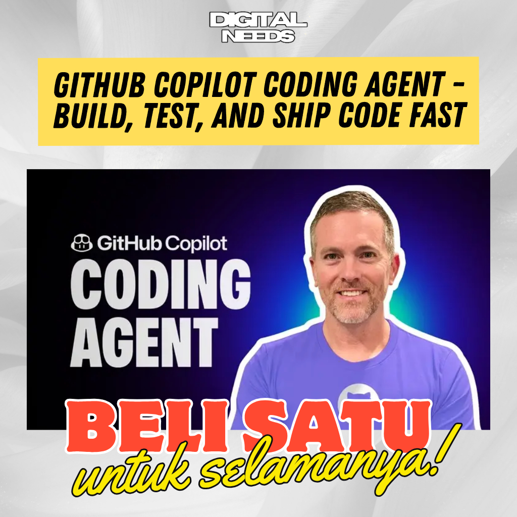 Jual [e-course] Belajar GitHub Copilot Coding Agent - Build, Test, and ...