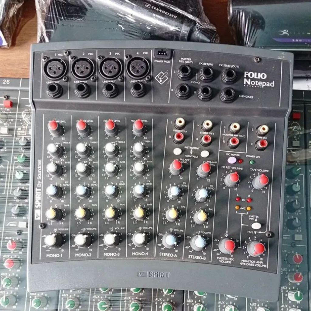 Jual soundcraft spirit folio notepad England mixer | Shopee Indonesia