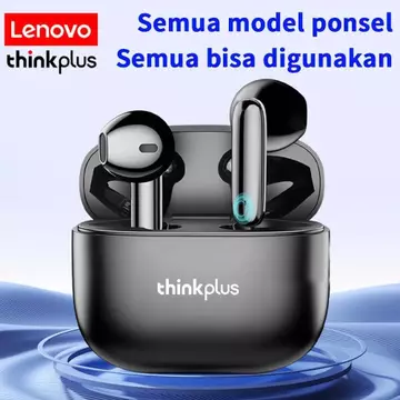Lenovo Thinkplus Earphone Bluetooth Thinkplus TWS Headphone Nirkabel Earbud Headset Alat Bantu