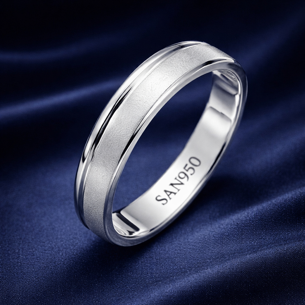 Jual Cincin Nikah Pria Palladium SAN950 P38 - Elegan Maskulin | Ring ...