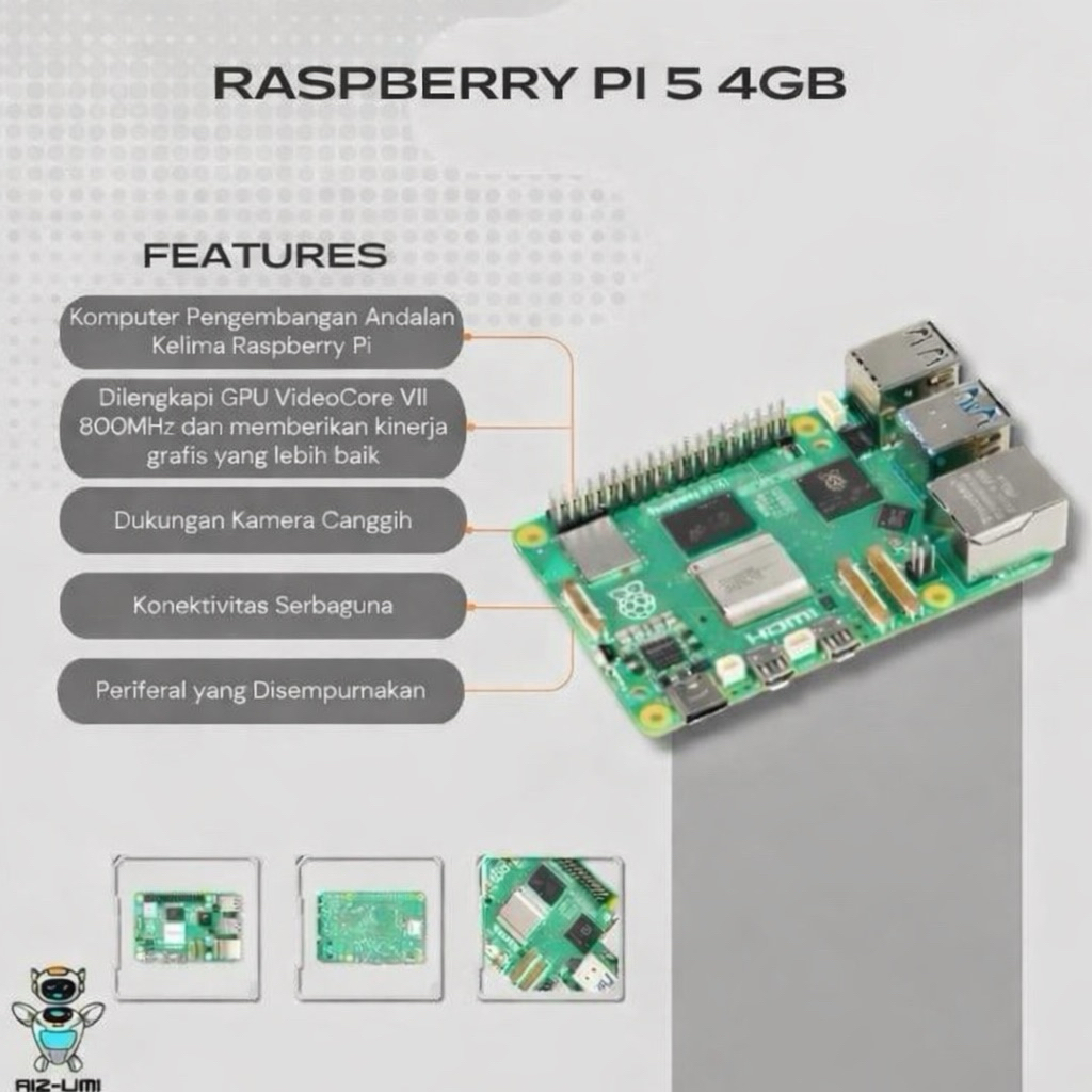 Jual Raspberry Pi 5 Model B 4 GB | Shopee Indonesia