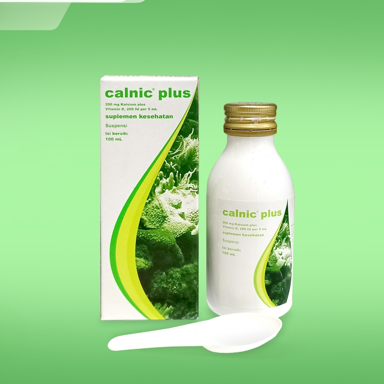 Jual Calnic Plus Sirup Suplementasi Kalsium Organik & Vitamin D3 Untuk ...