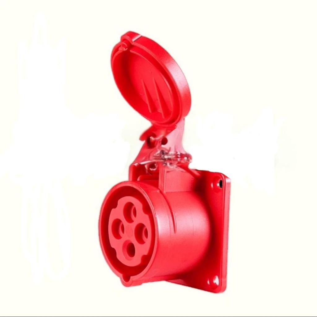 Jual INDUSTRIAL PANEL SOCKET CEE 314 16A FORT CEE314 IP44 Pole Kaki 4 ...